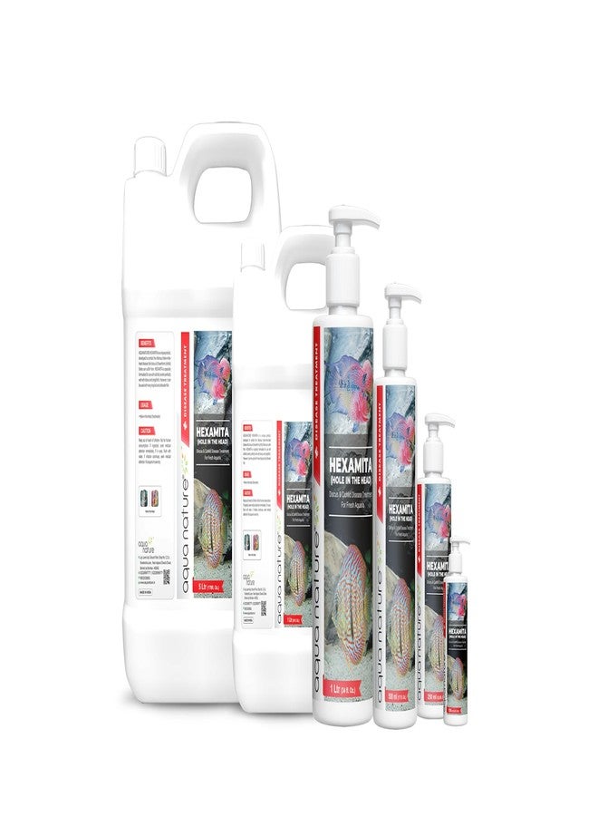 aqua nature AquaNature® Hexamita Hole in The Head Discus & Cichlid Disease Treament for Freshwater Aquarium (500 Ml) - Image 3